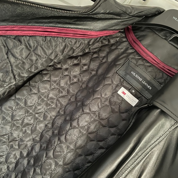 Wilson’s Lindsey thinsulate leather scuba jacket New with Tags - Picture 13 of 16